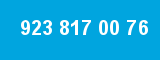 923 817 00 76 923 817 00 76